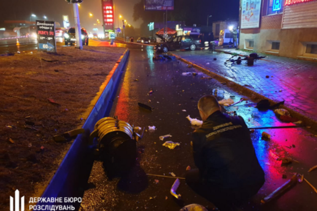 Был пьян: момент смертельного ДТП с полицейским под Киевом попал на видео