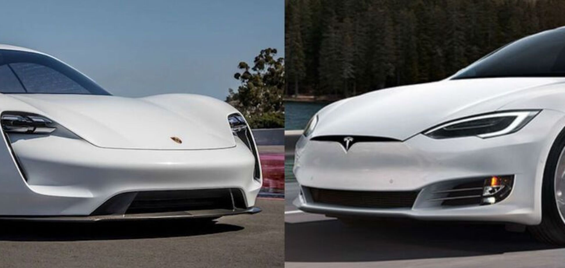 Tesla против Porsche: достоинства электромобилей сравнили на видео