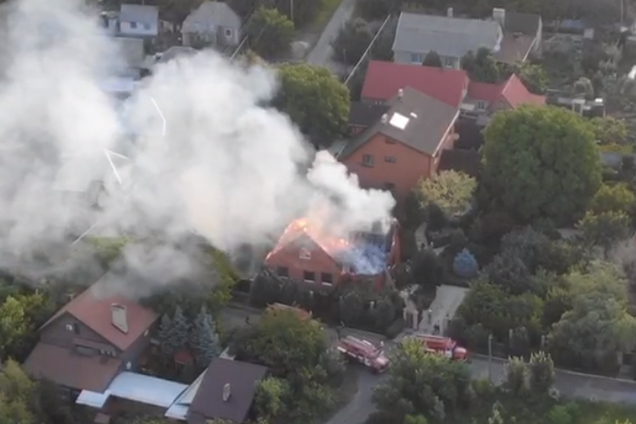 В 'ДНР' сожгли дом главаря террористов Дикого