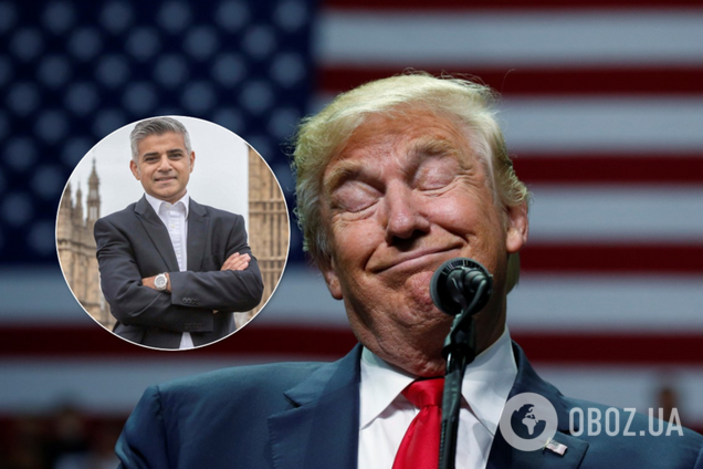 Трамп зганьбився в мережі сваркою із "некомпетентним" мером Лондона