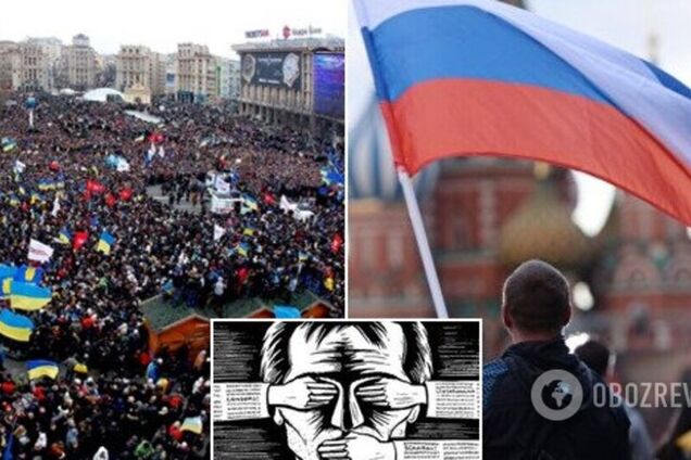 Украинцы научились восставать против г*вна, а россияне терпят