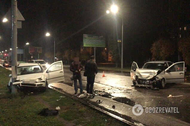 Под Днепром пьяный полицейский устроил ДТП