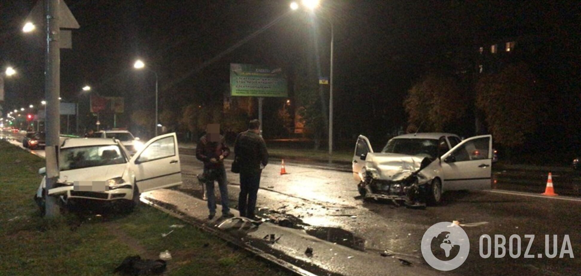 Под Днепром пьяный полицейский устроил ДТП