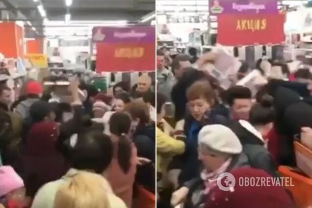 У Росії в магазині люди мало не задавили одне одного через знижки