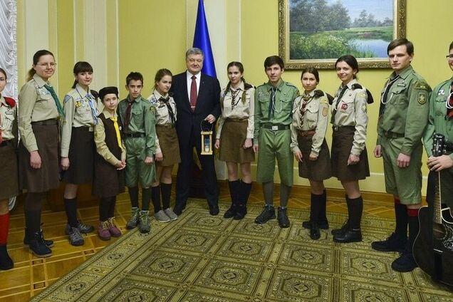 Петр Порошенко и Пласт