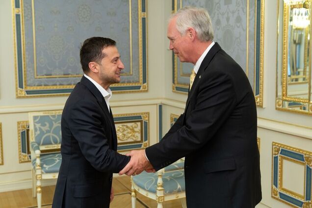 Володимир Зеленський і Рон Джонсон