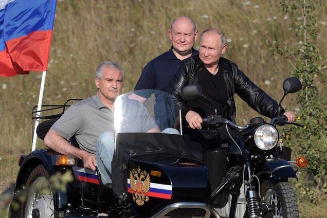 Путін-"байкер" розлютив кримчан: Аксьонов уже огризнувся