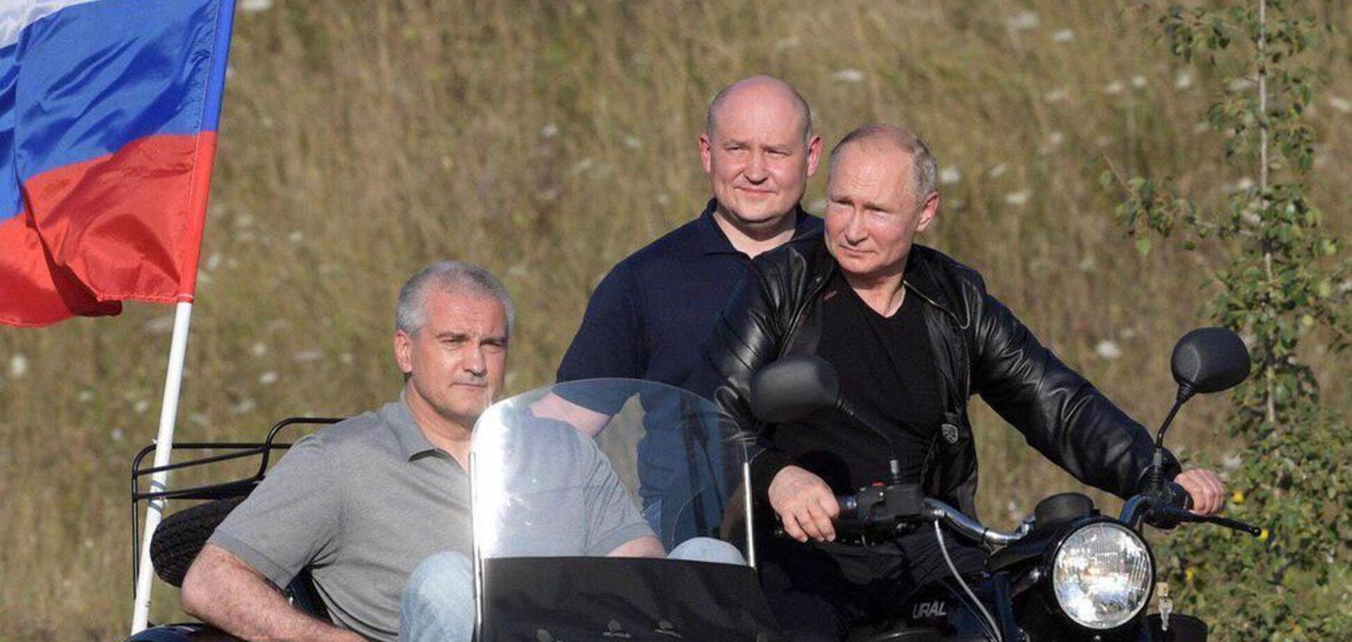 Путін-'байкер' розлютив кримчан: Аксьонов уже огризнувся