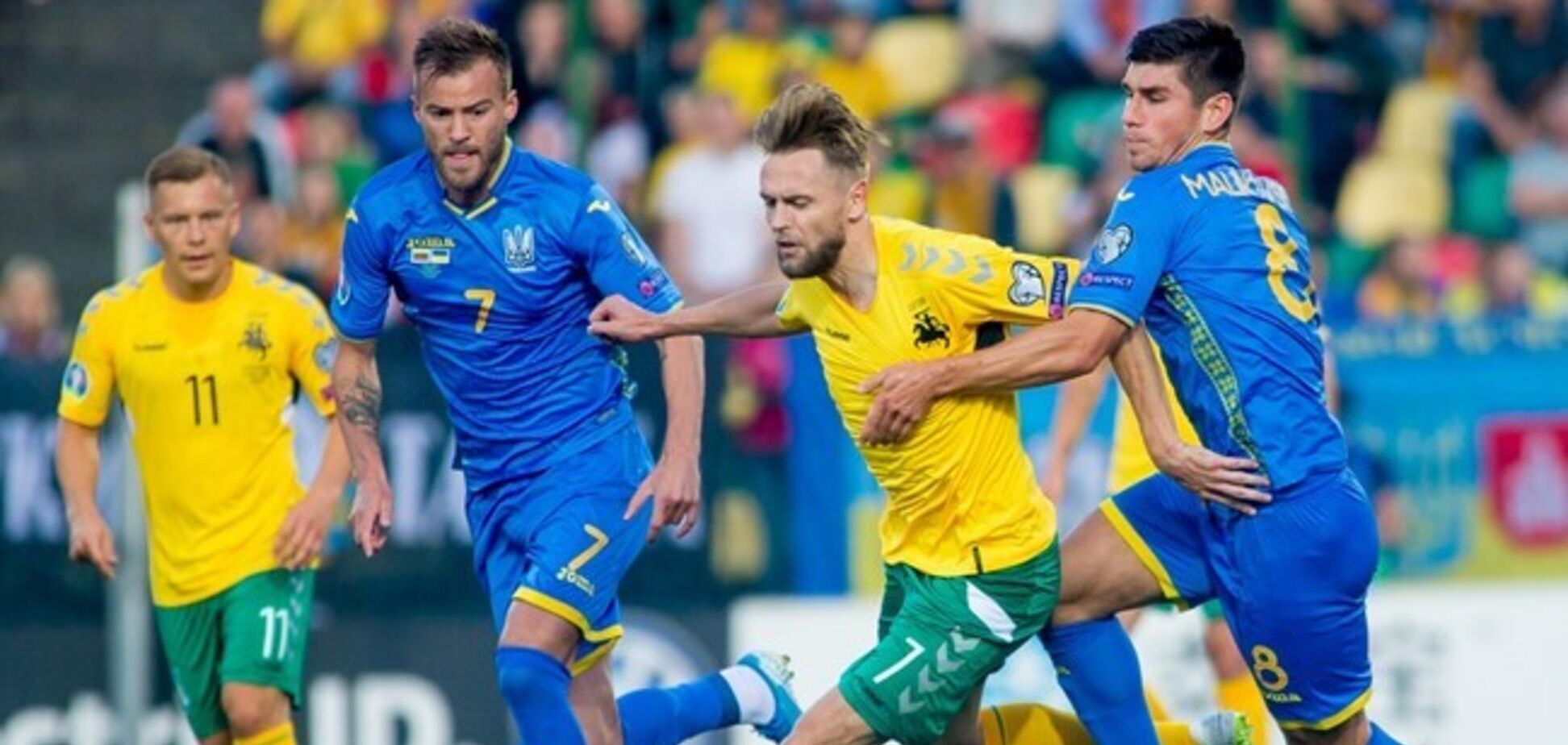 Украина добыла разгромную победу в отборе Евро-2020