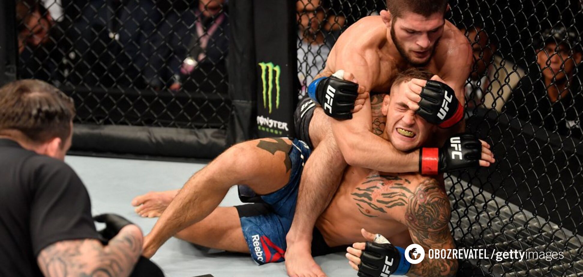 Хабіб задушив Пор'є в чемпіонському бою UFC