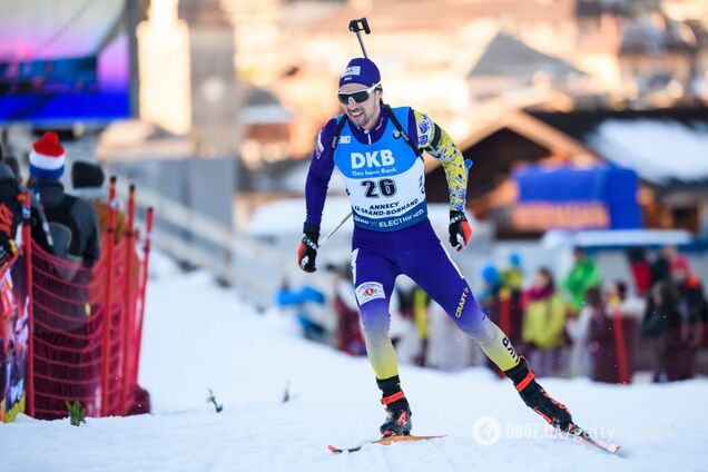 Украинец финишировал в топ-15 спринта на Кубке мира по биатлону
