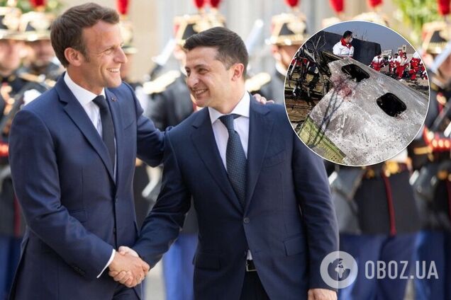 Зеленский заявил о помощи Франции в расследовании авиакатастрофы в Иране
