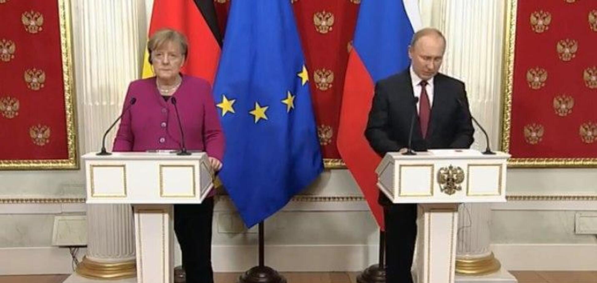 Пресс-конференция Меркель и Путина