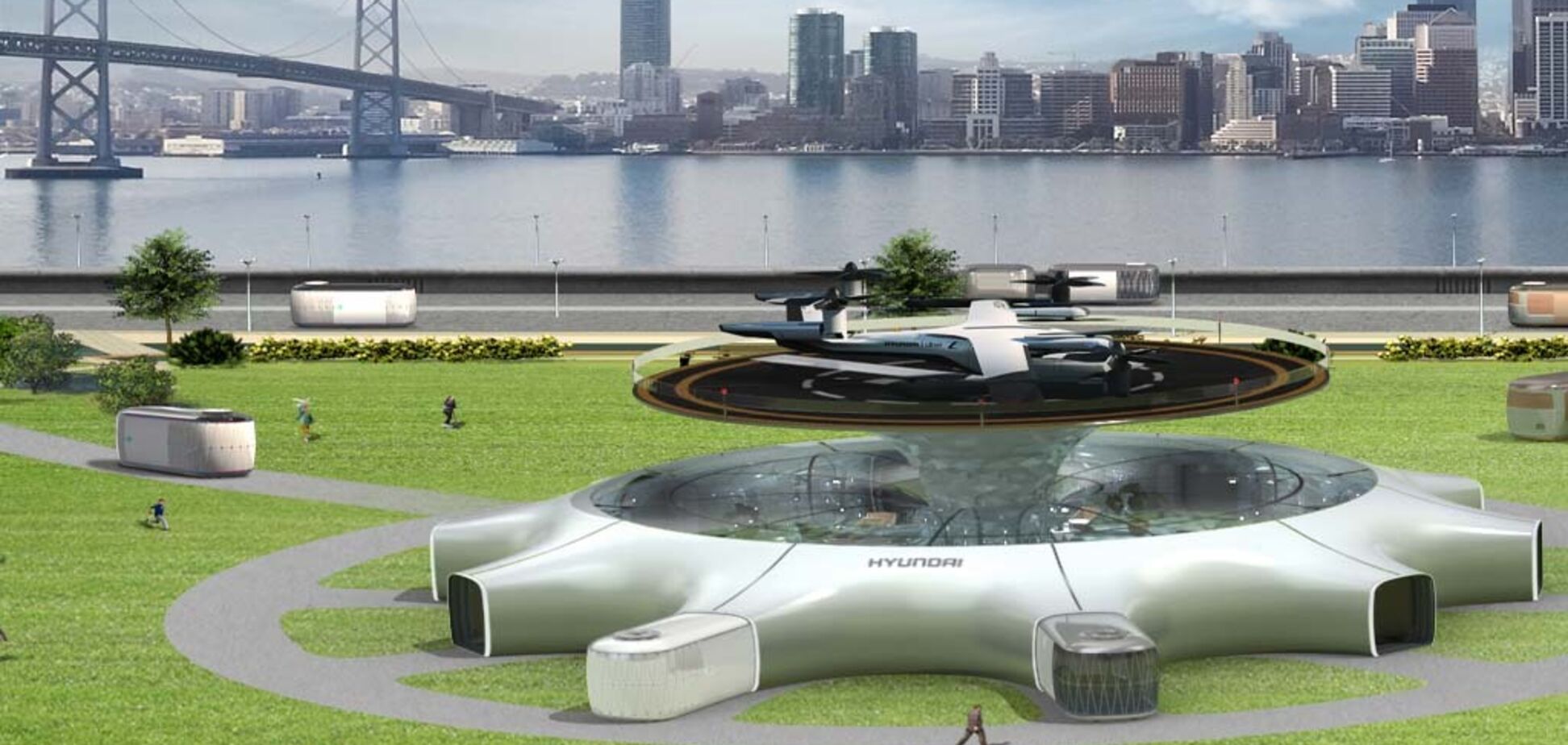 Новые маршрутки и такси: Hyundai показал транспорт будущего