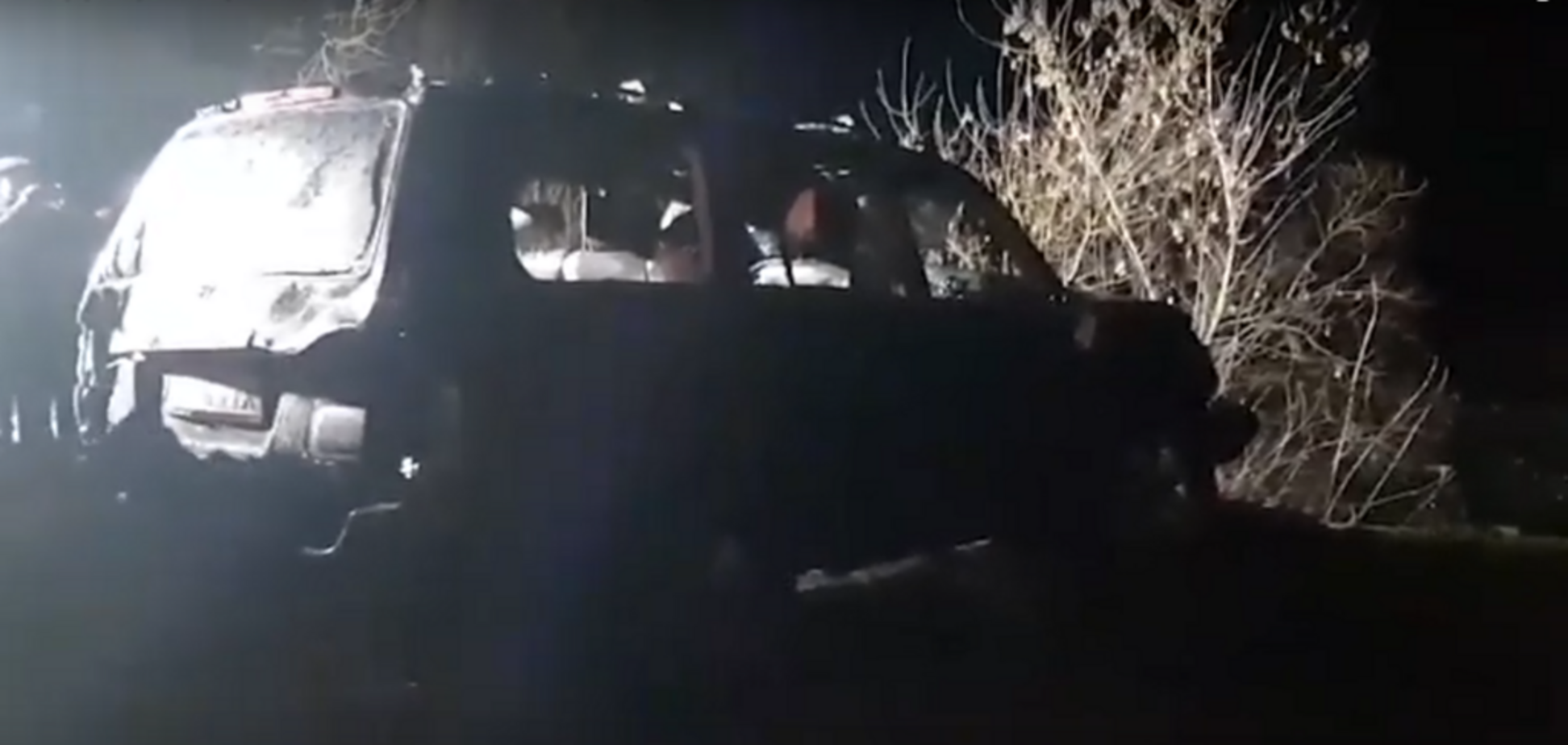 Под Днепром автомобиль сорвался в пруд: погибли трое взрослых и ребенок. Видео