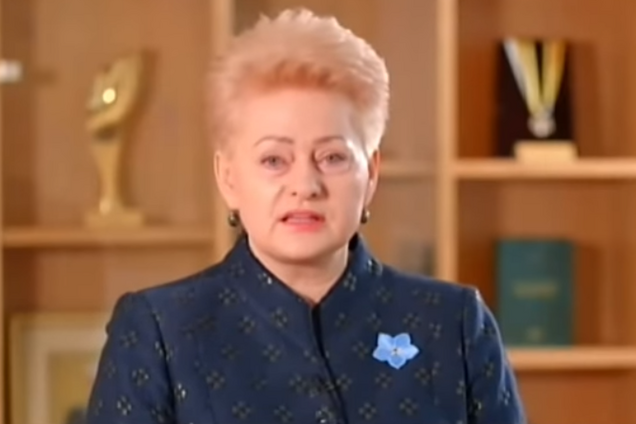 Грибаускайте вызвала восторг обращением к украинцам