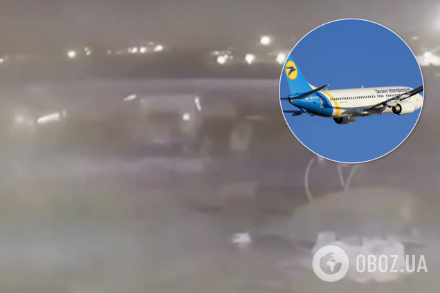 В Ірані показали момент удару по українському літаку