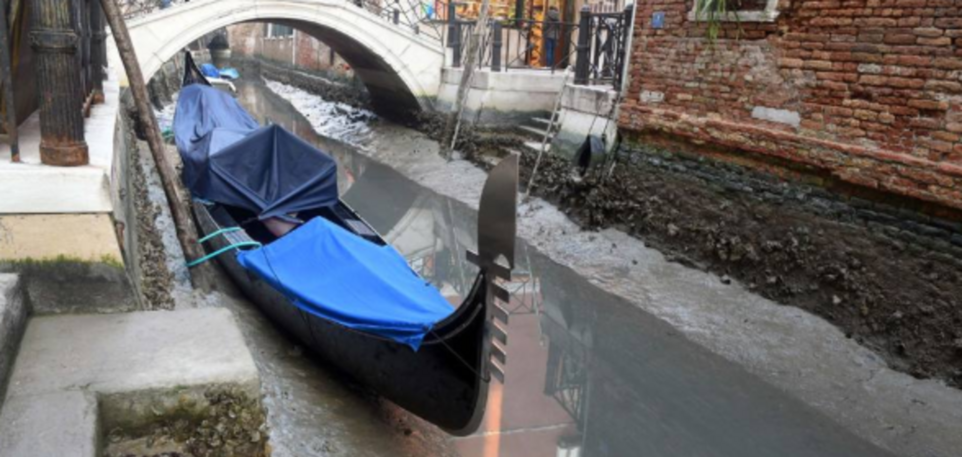 Відразу після повені: у Венеції пересохли канали