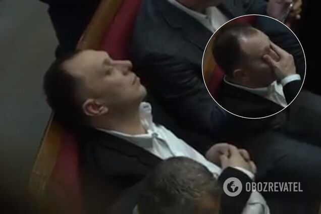 'Я не спав!' Відпочинок 'слуги' в Раді зняли на відео: він безглуздо виправдався