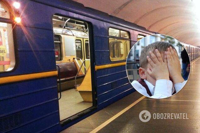 В киевском метро мужчина напал на детей: их спас военный