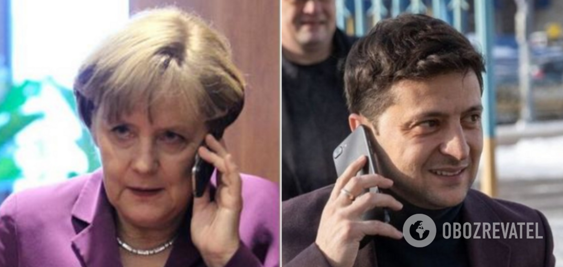 Зеленский внезапно поговорил с Меркель