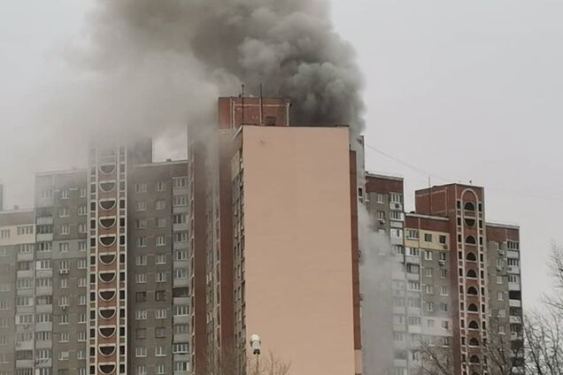 Выяснились 'герои' пожара в многотоэтажке Киева