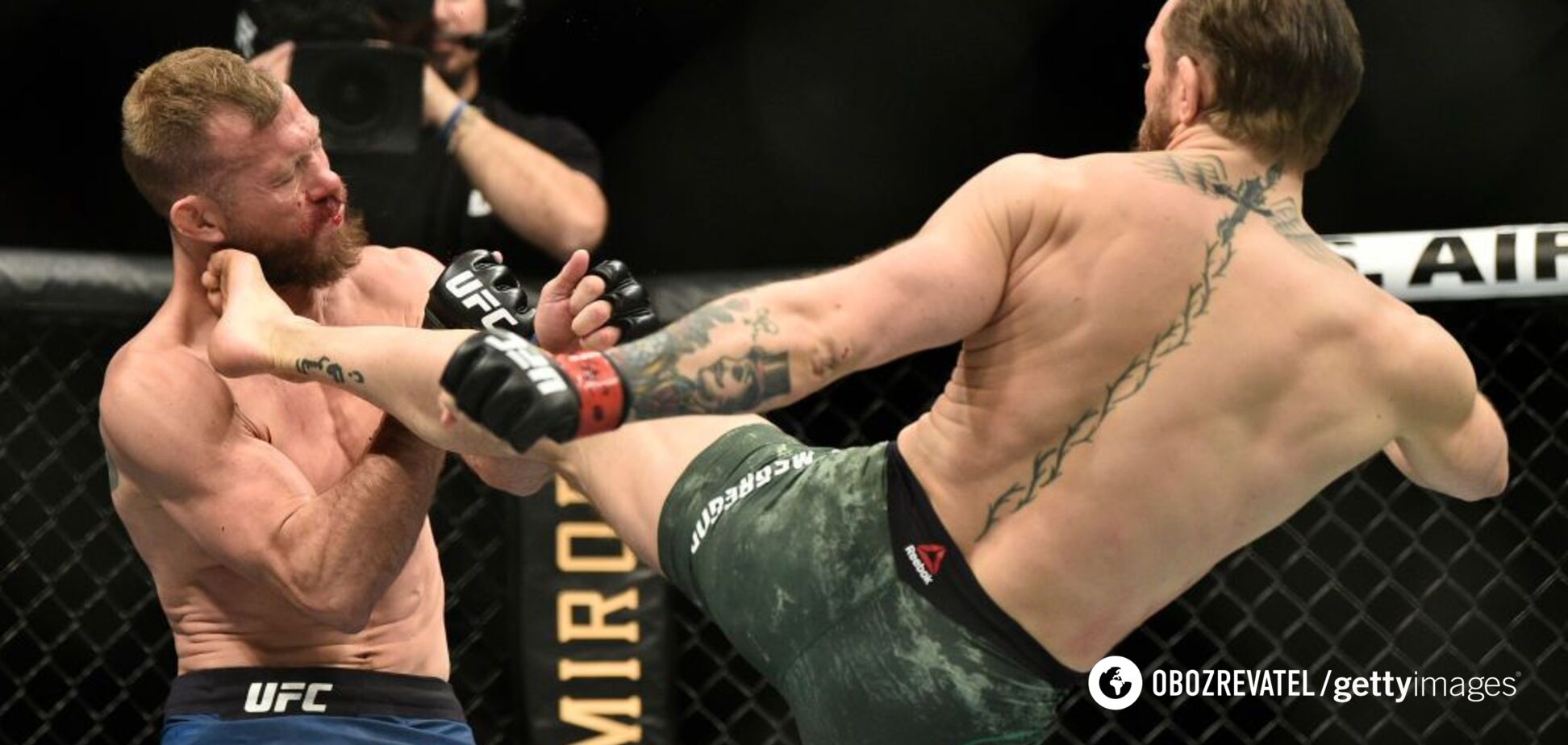 МакГрегор за 40 секунд нокаутировал Серроне в UFC 246