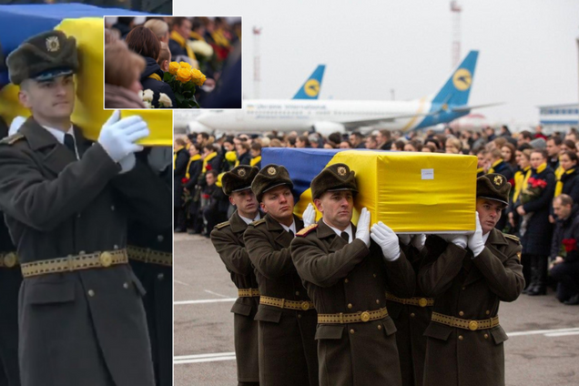 Гробы, завернутые во флаг Украины: появились душераздирающие фото из 'Борисполя'