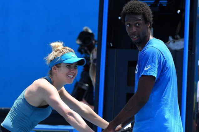 Элина Свитолина и Гаэль Монфис