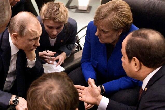 Путин на конференции в Берлине