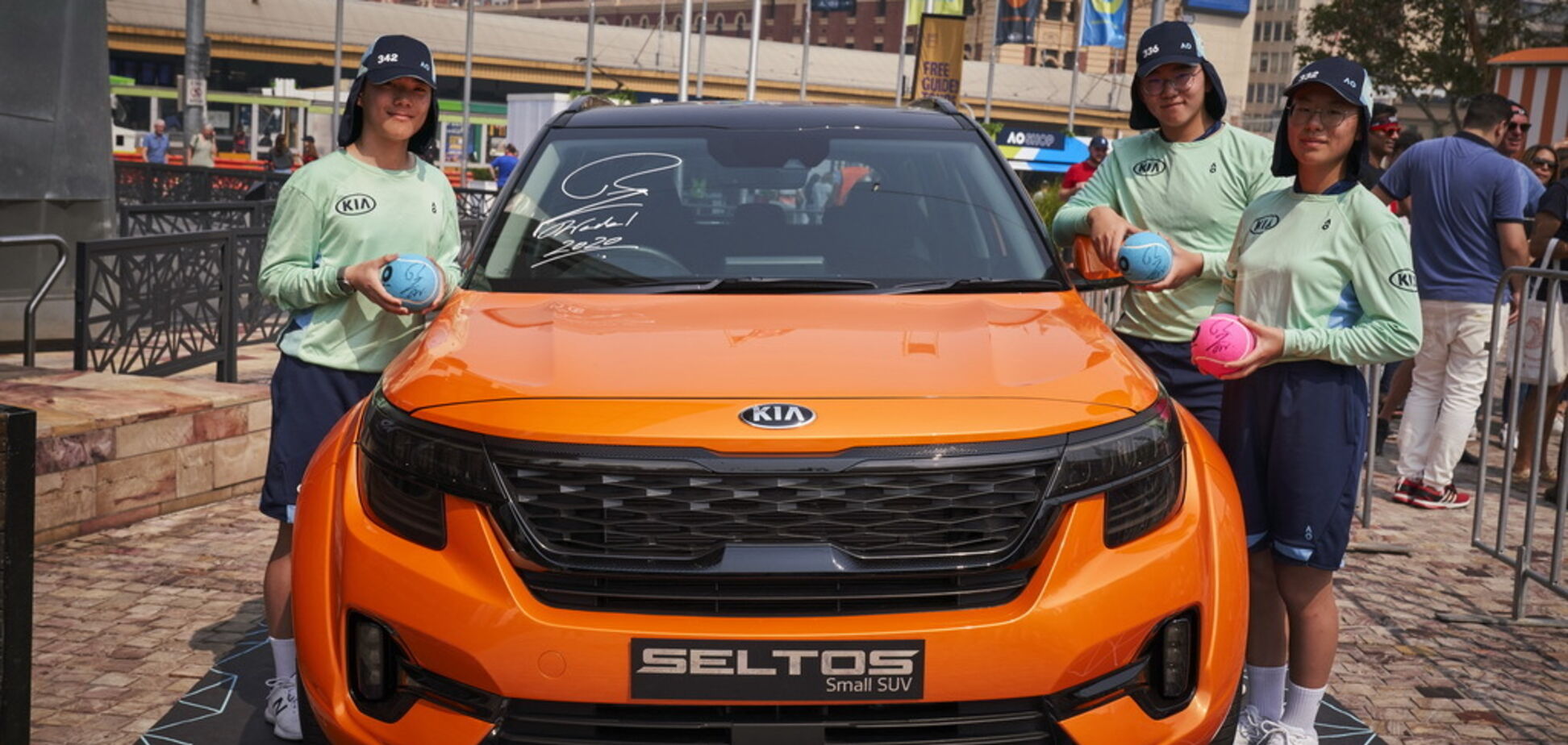 Новый кроссовер Kia Seltos стал официальным авто Australian Open