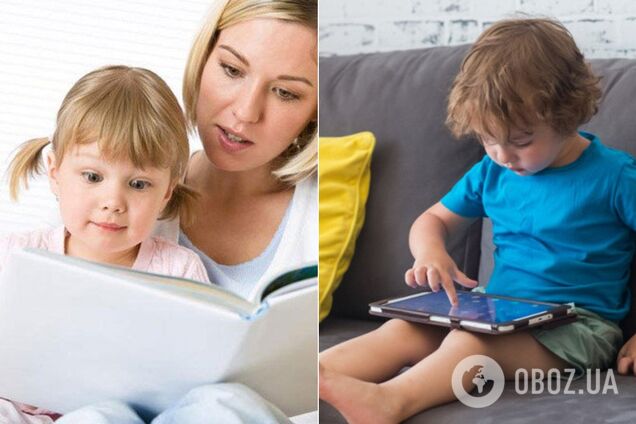 Ученые показали мозг ребенка во время чтения книги и игры на планшете