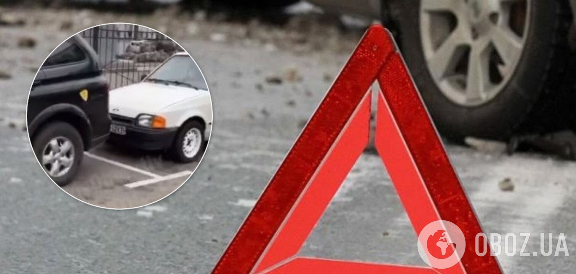 В Киеве девушка на Porsche перепутала педали и разбила шесть авто: видео ДТП