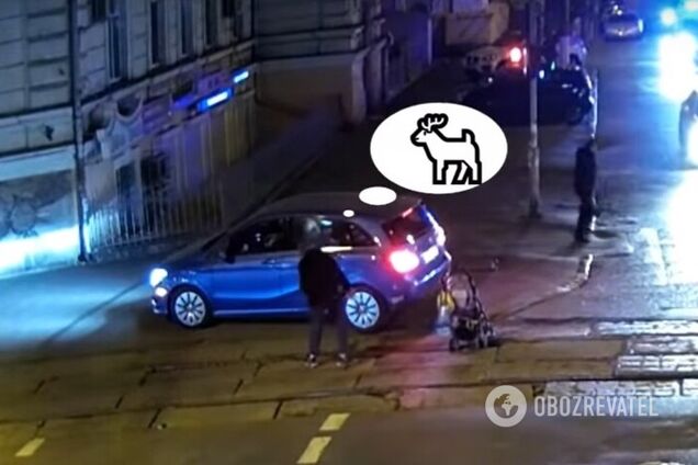 Ледь не задавив малюка у візочку: автохам з Одеси розлютив мережу "майстерністю" паркування. Відео