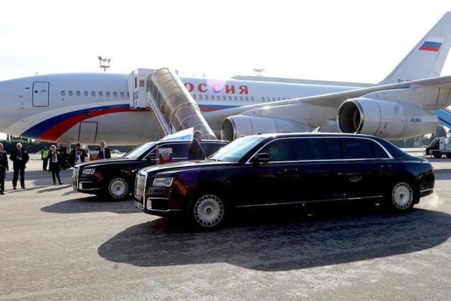Путин привез с собой в Израиль два одинаковых лимузина: видеофакт