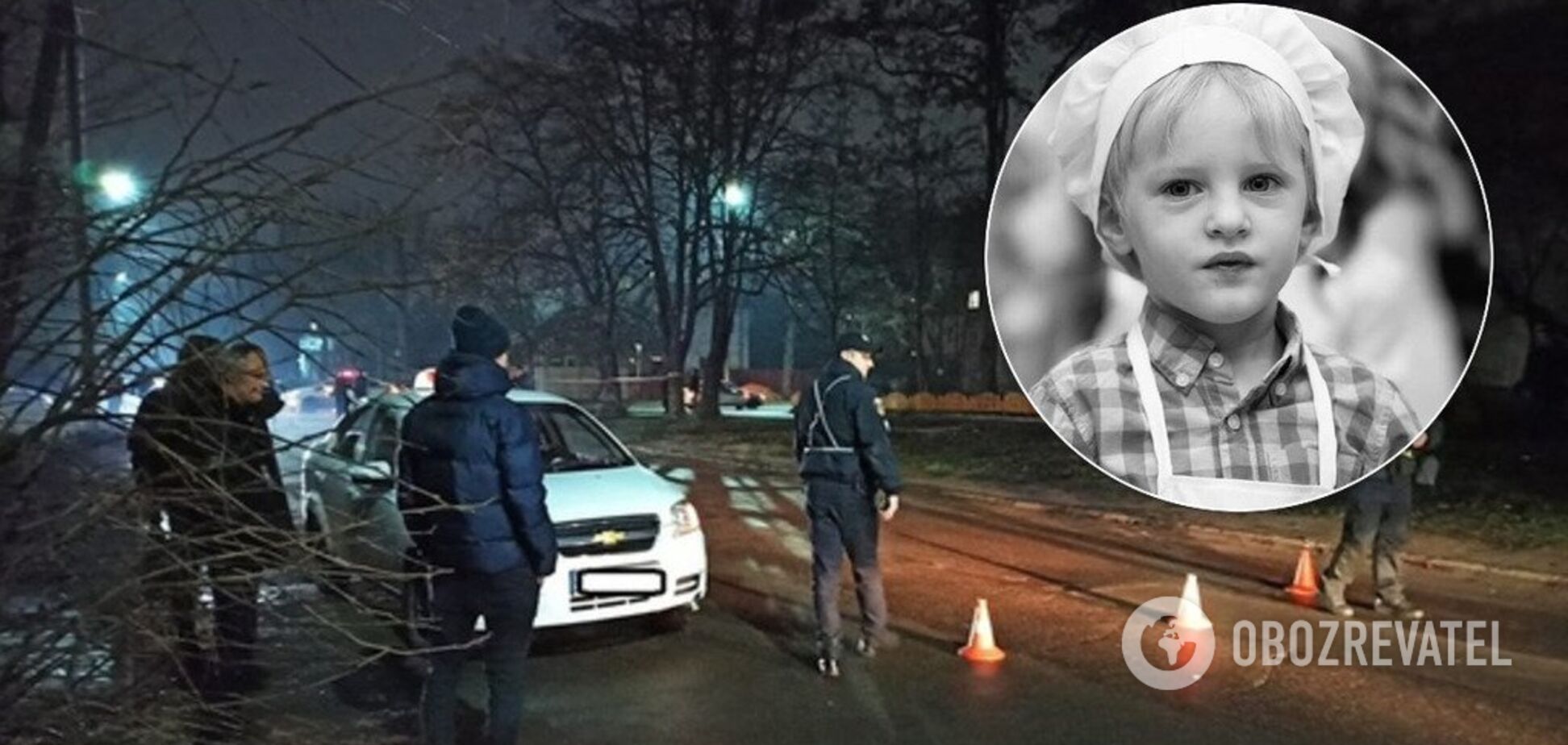 Дива не трапилося: помер 4-річний хлопчик, якого з братом і дідусем збило авто в Черкасах