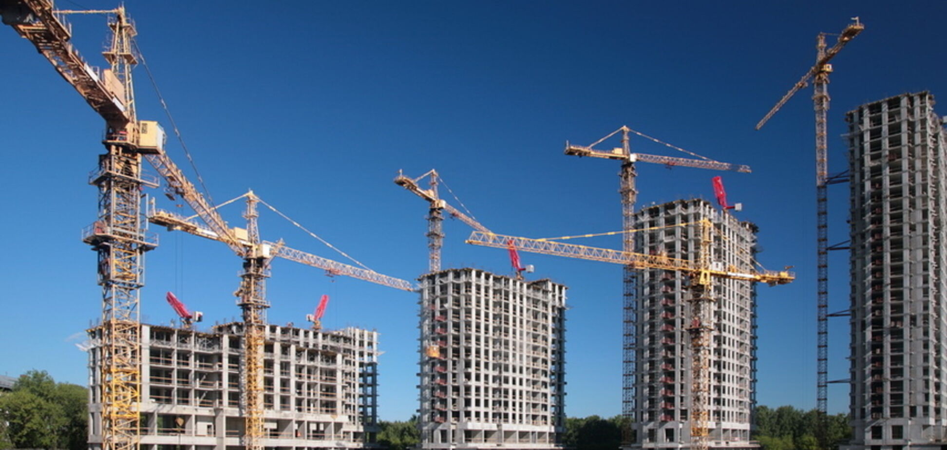 Приріст будівництва в Україні