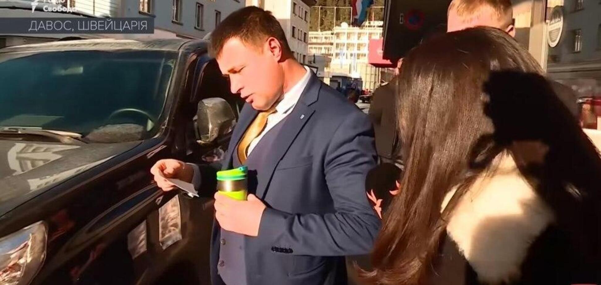 Украинец отличился парковкой в Давосе 