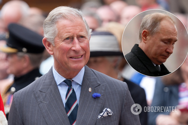 "Ніби привітався з Х...лом": реакція принца Чарльза на Путіна потрапила на відео