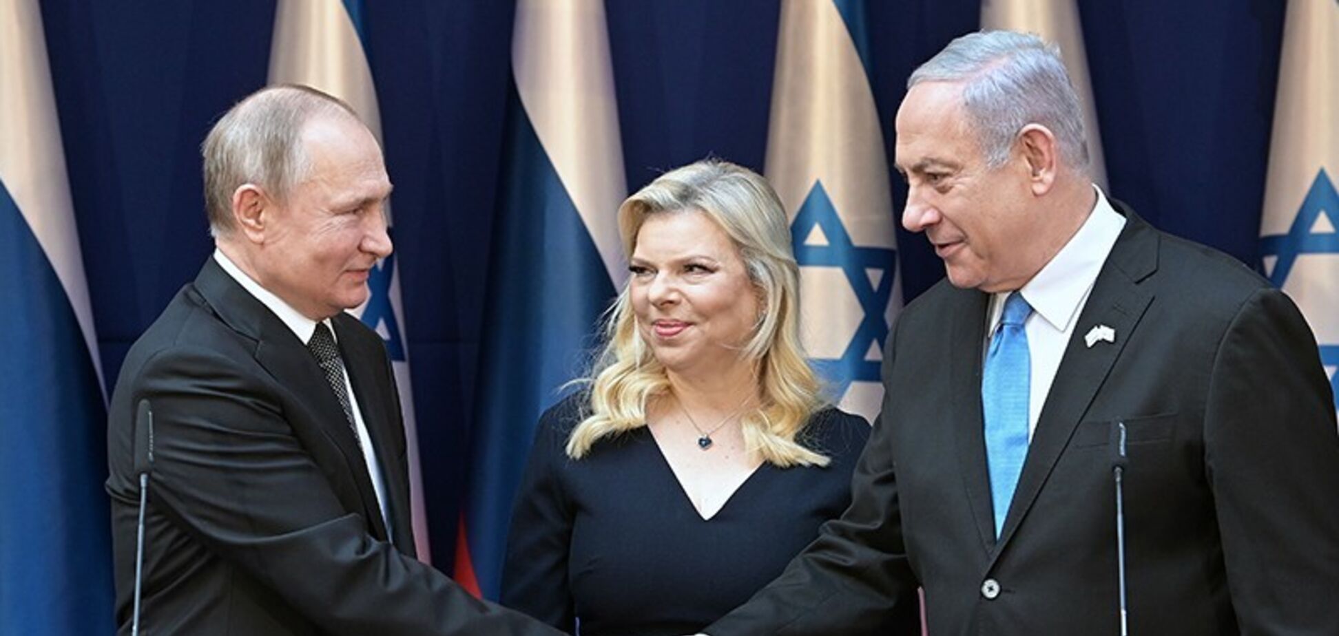 Дружина Нетаньягу потрапила у конфуз поруч із Путіним: відеофакт