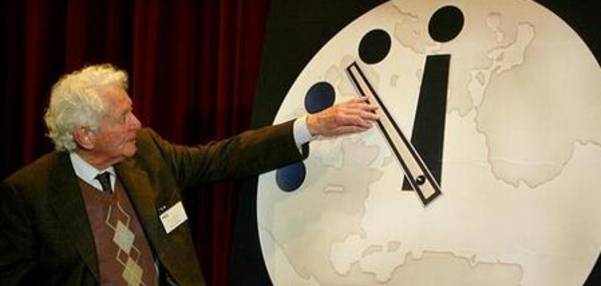 Годинник Судного дня вказав час до катастрофи на Землі