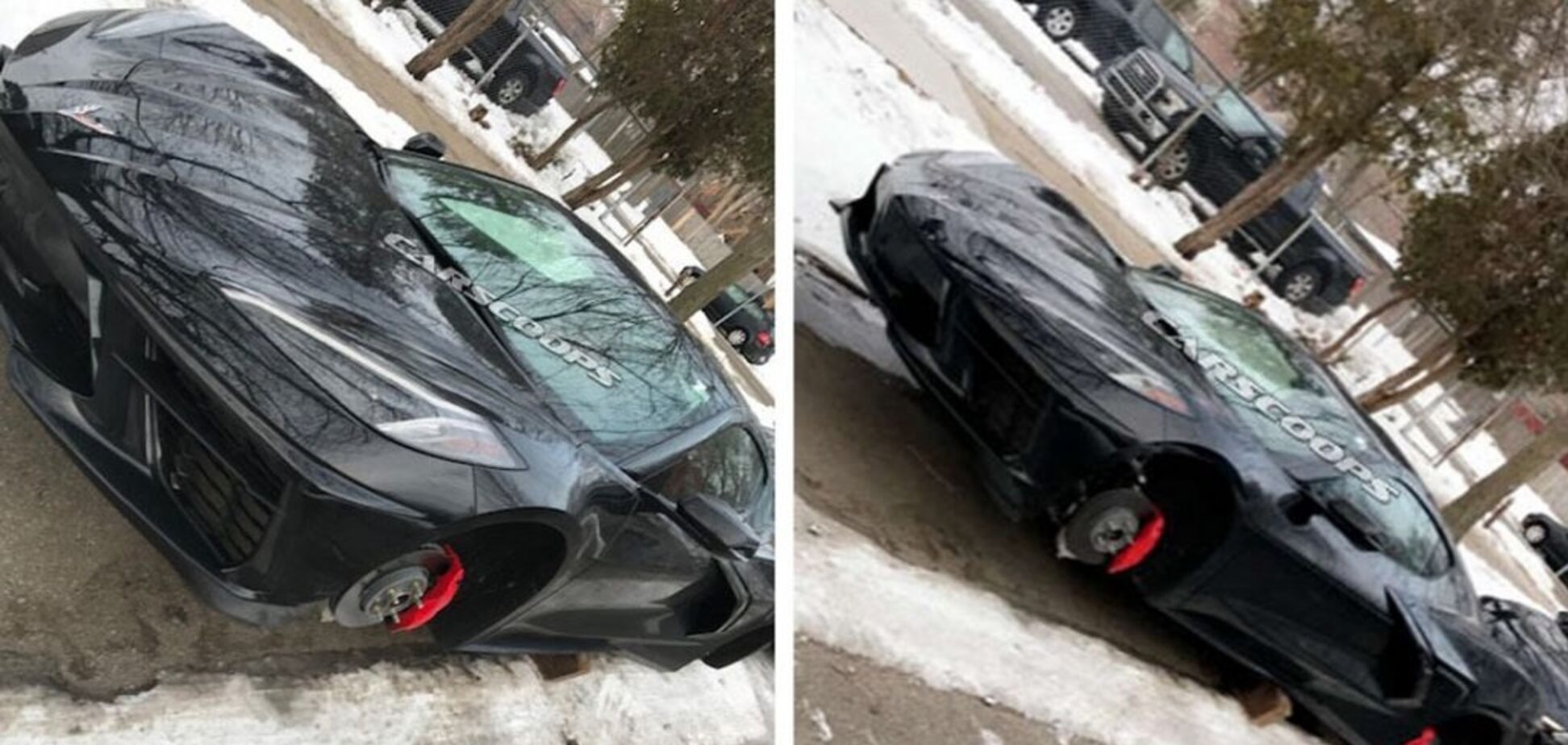 Воры раскурочили автомобиль, которого еще даже нет в продаже