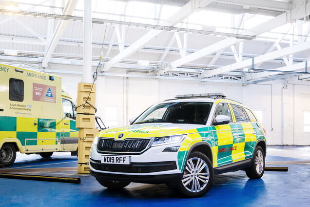 С мигалками и сейфом: представлен Skoda Kodiaq для спасения жизней