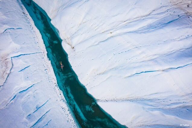 Плавець вирішив незвичайним способом врятувати льодовики Антарктиди від танення