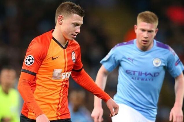 Николай Матвиенко против 'Манчестер Сити' в Лиге чемпионов