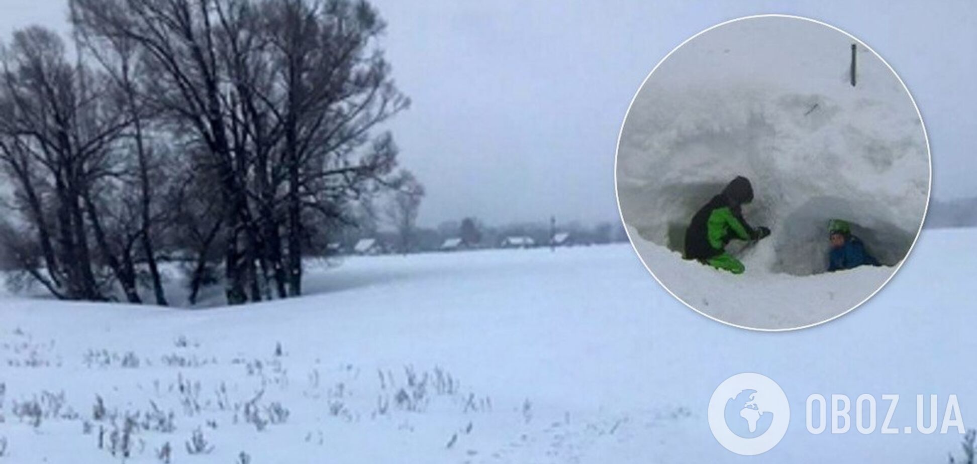 В России школьников намертво засыпало снегом: фото