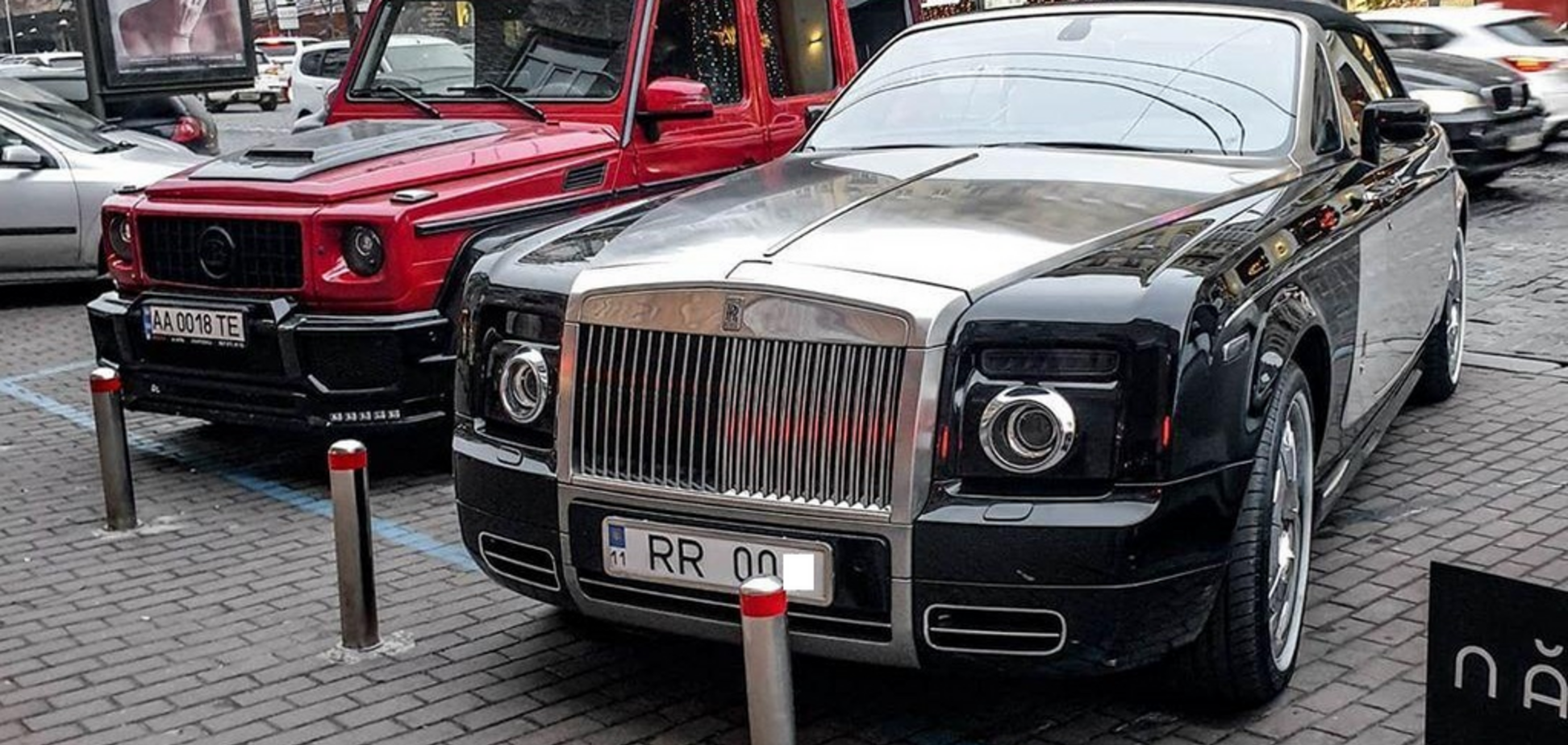 Тянет на $500 тысяч: в Киеве заметили невероятный кортеж двух авто