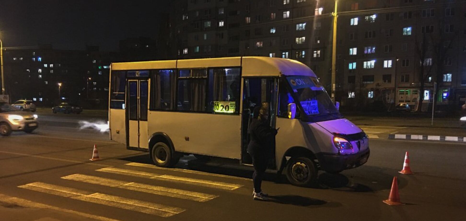 У Дніпрі збили двох людей на 'зебрі': моторошні фото і відео