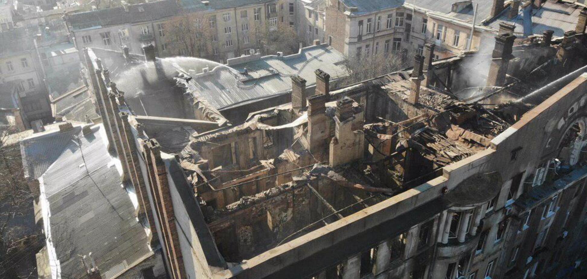 В Одессе дали неутешительный прогноз по сгоревшему колледжу