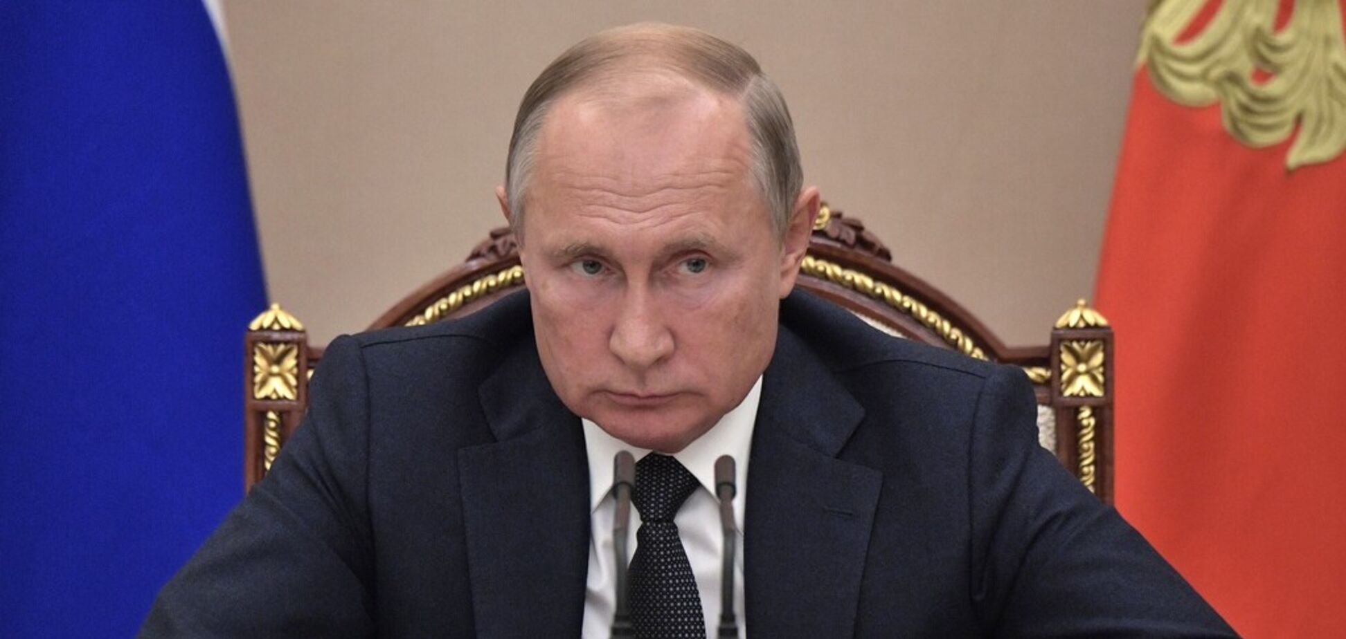 'Останется с нами навсегда': в России показали многозначительный портрет Путина-старика